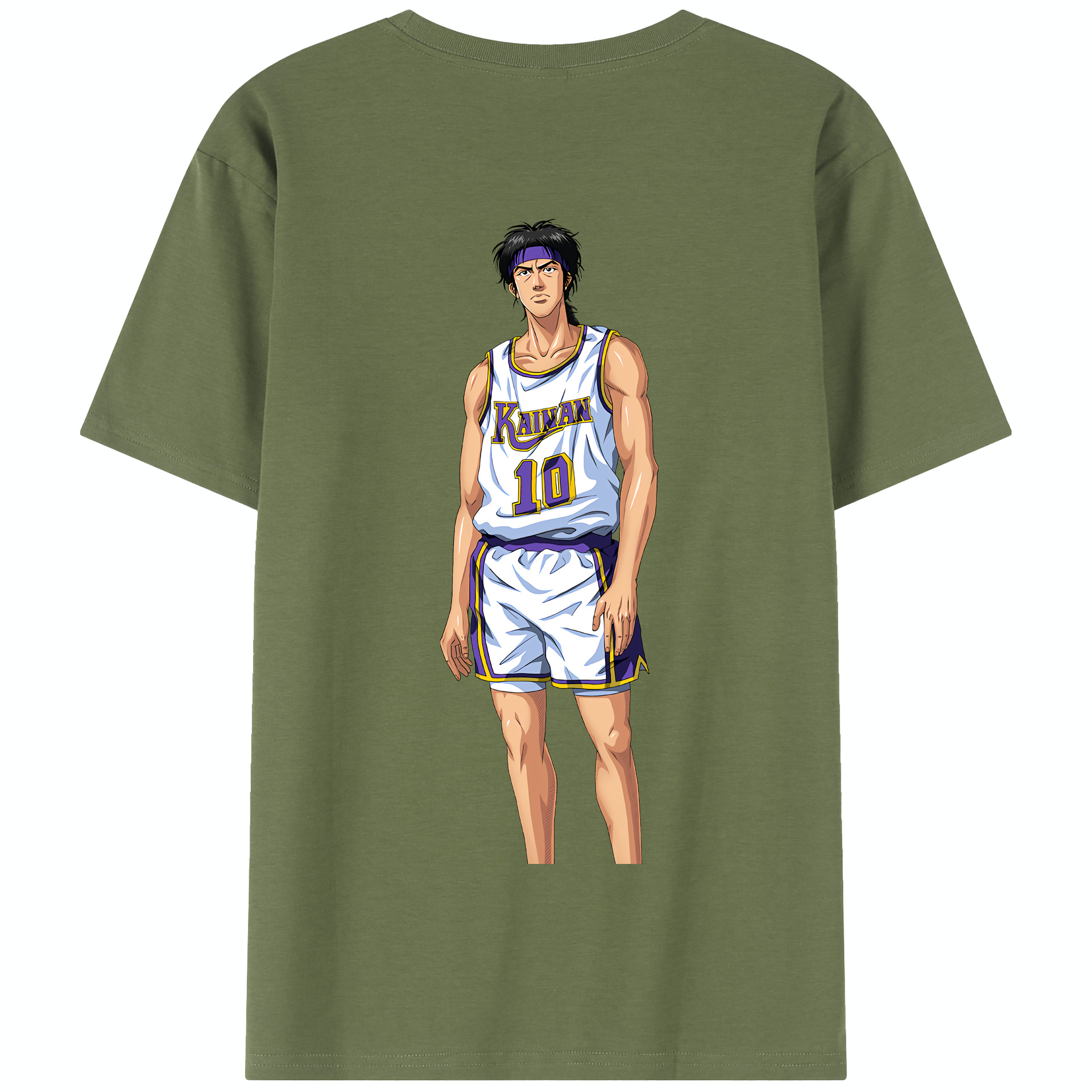 SLAM DUNK／スラムダンク 綿100％半袖Tシャツ（背面プリント）